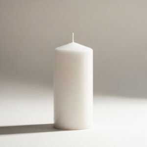 White Birch Pillar Candle